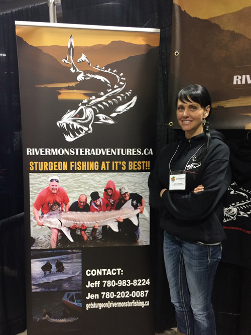 River Monster Adventures Jen At The Calgary Boat Show